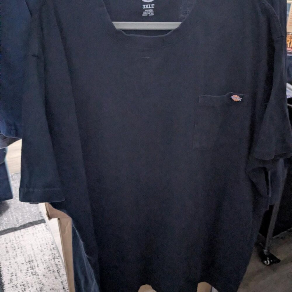Dickies Black Pocket Tee 3XLT